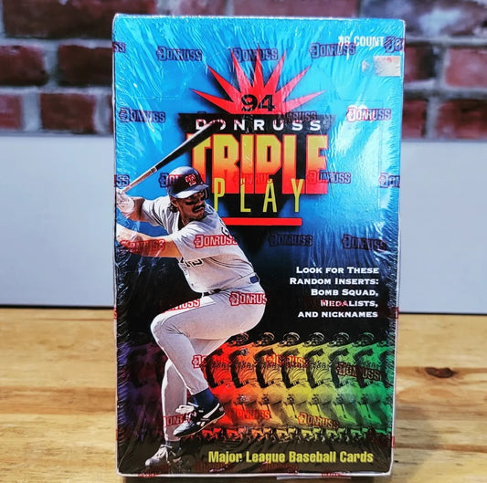 1994 Triple Play Baseball Cards Hobby Box (36 Packs)