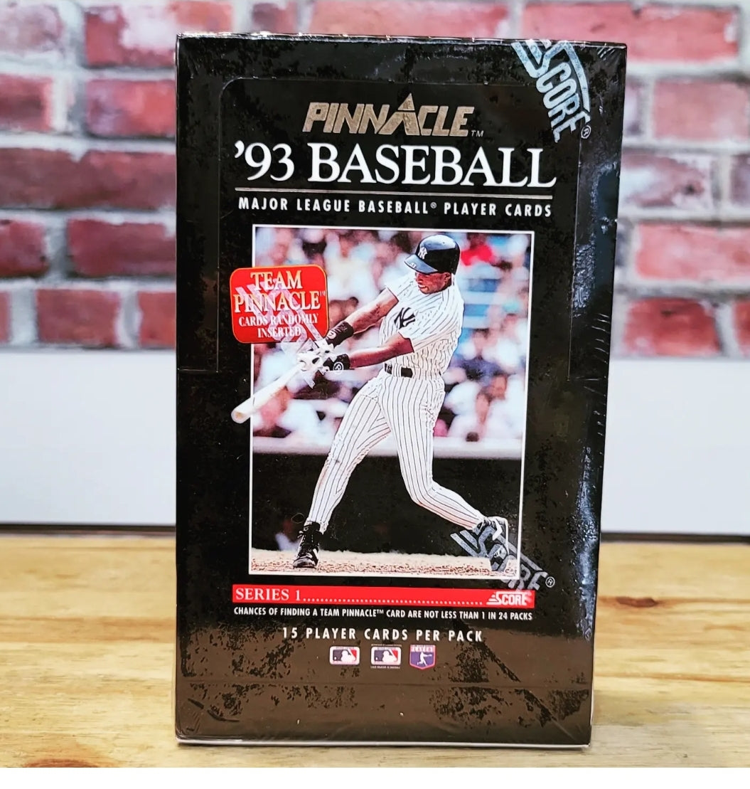 1993 Score Pinnacle Baseball Cards Hobby Box (36 Packs)