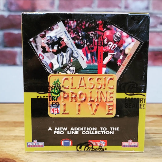 1993 Classic Proline Live Football Cards Hobby Box