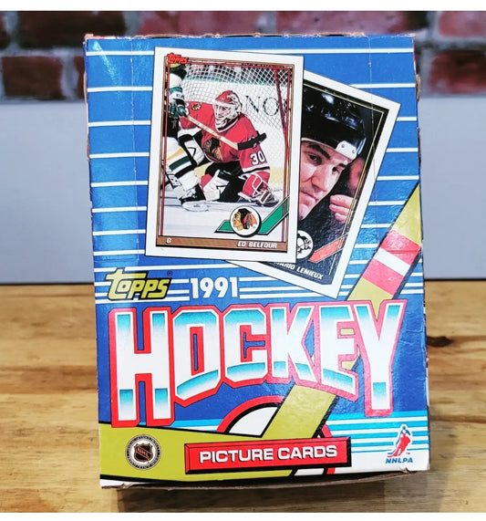 1991/92 Topps Hockey Cards Wax Box (36 Packs)