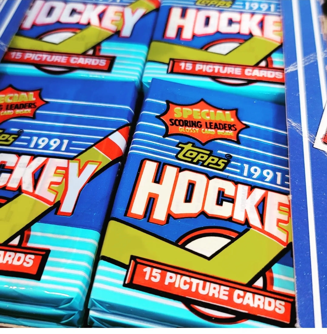 1991/92 Topps Hockey Cards Wax Box (36 Packs)