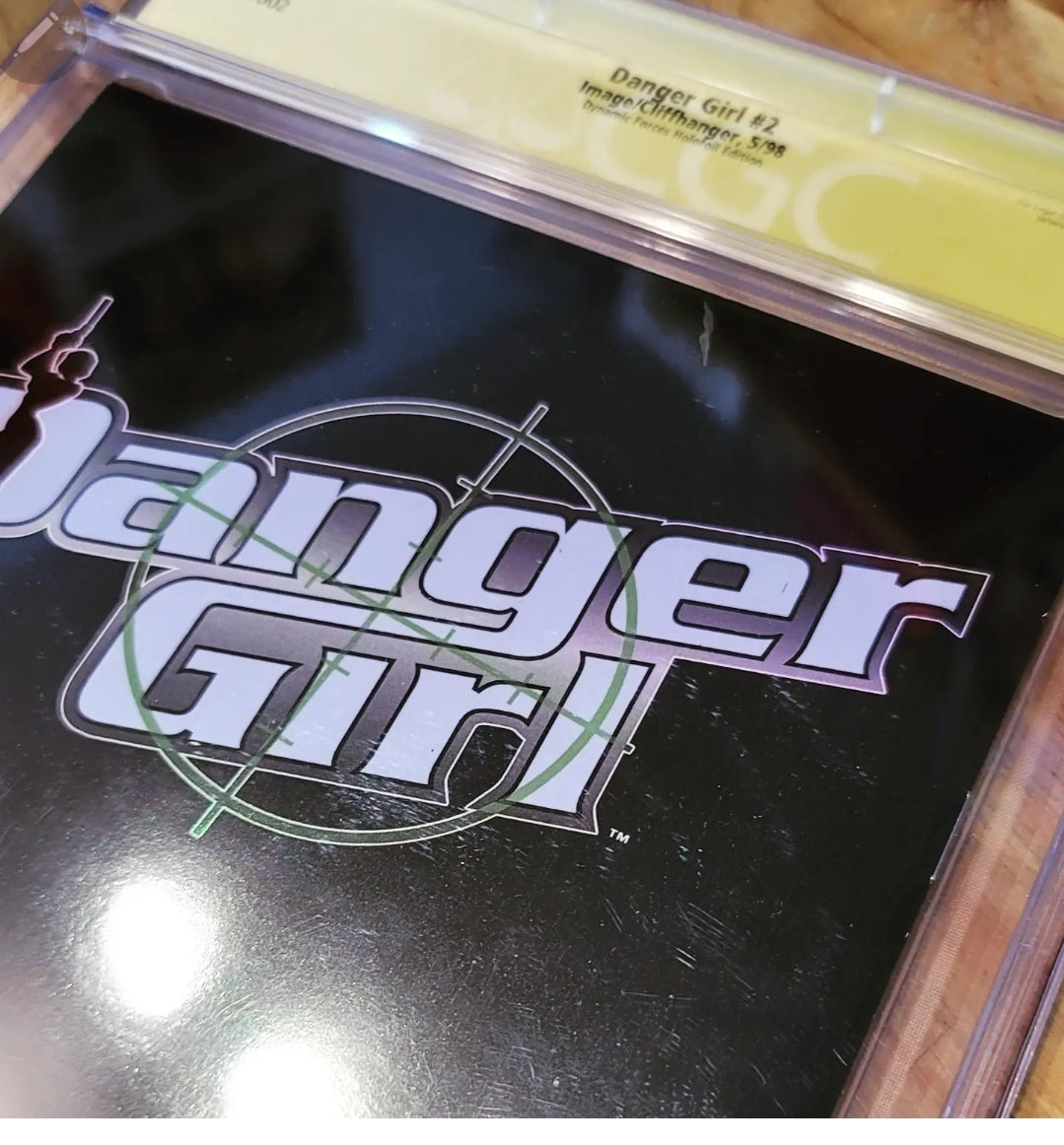 Danger Girl #2 Variant Cover CGC 9.6 Signed Scott Campbell (Image,1998)