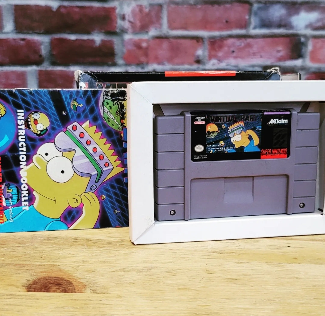 Virtual Bart SNES Super Nintendo Video Game