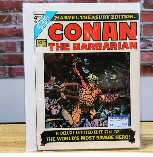 Marvel Treasury Edition #4 Conan Comic 1975 Graded CBCS 8.5