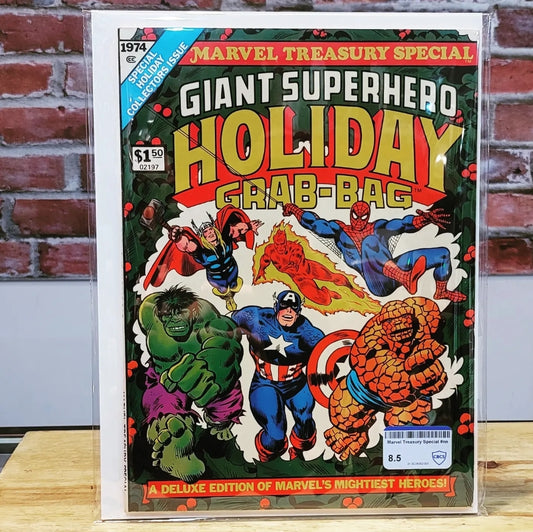 Marvel Treasury Edition #nn 1975, Superhero Holiday Graded CBCS 8.5