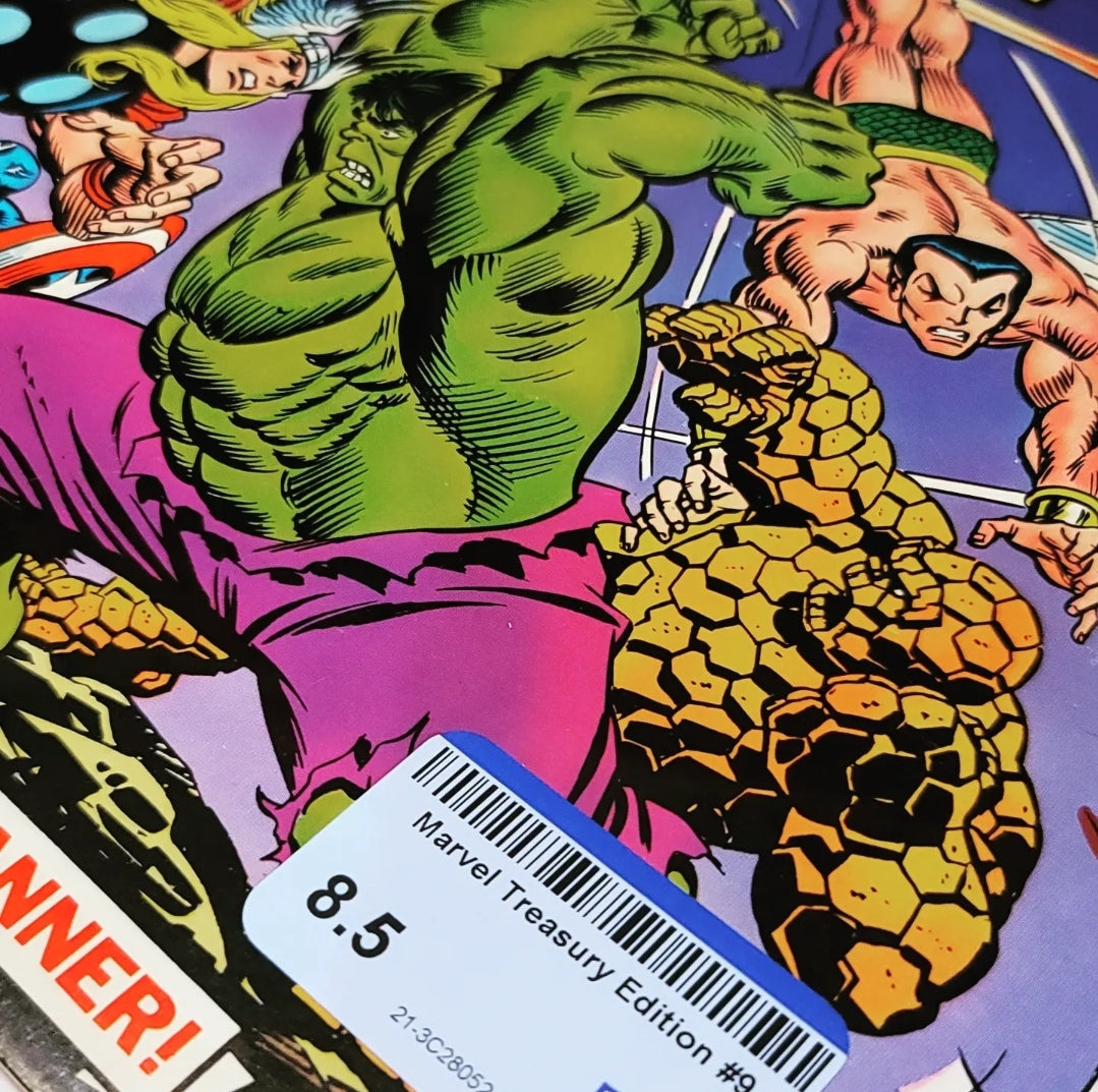 Marvel Treasury Edition #9 Superhero Team-Up 1976, Graded CBCS 8.5