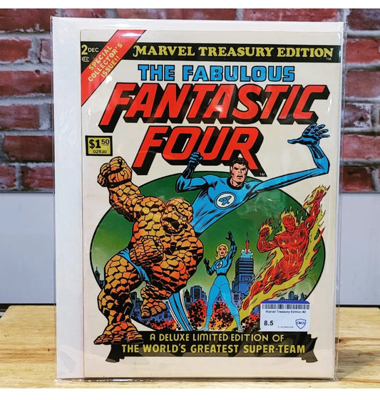 Marvel Treasury Edition #2 1974, Fantastic Four Graded CBCS 8.5