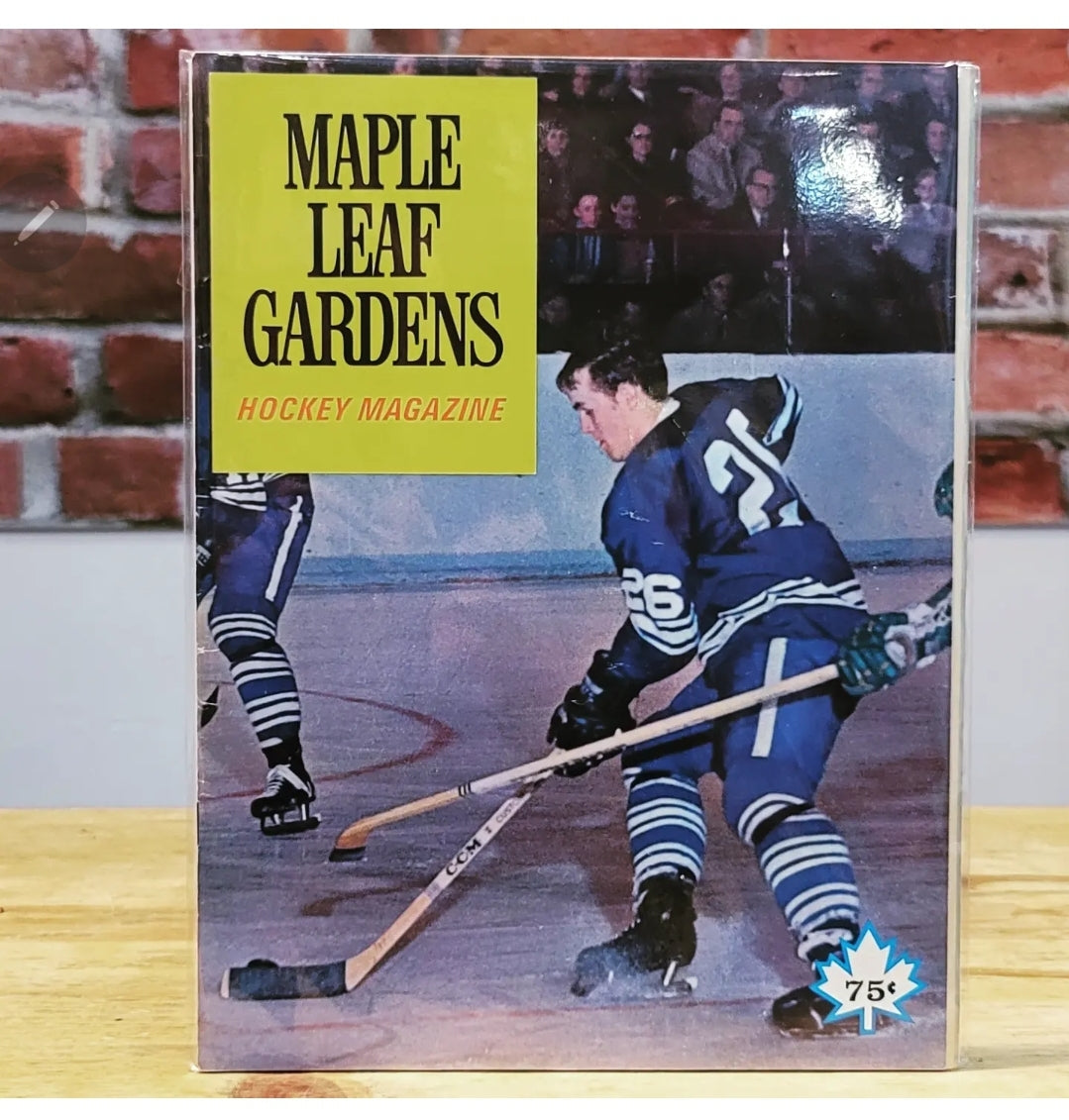 1970 Toronto Maple Leafs Gardens Game Night Program