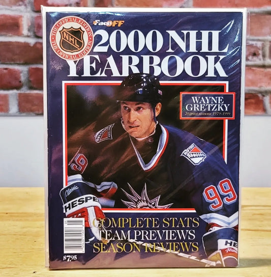 2000 Faceoff NHL Hockey Year Book Wayne Gretzky Special Edition