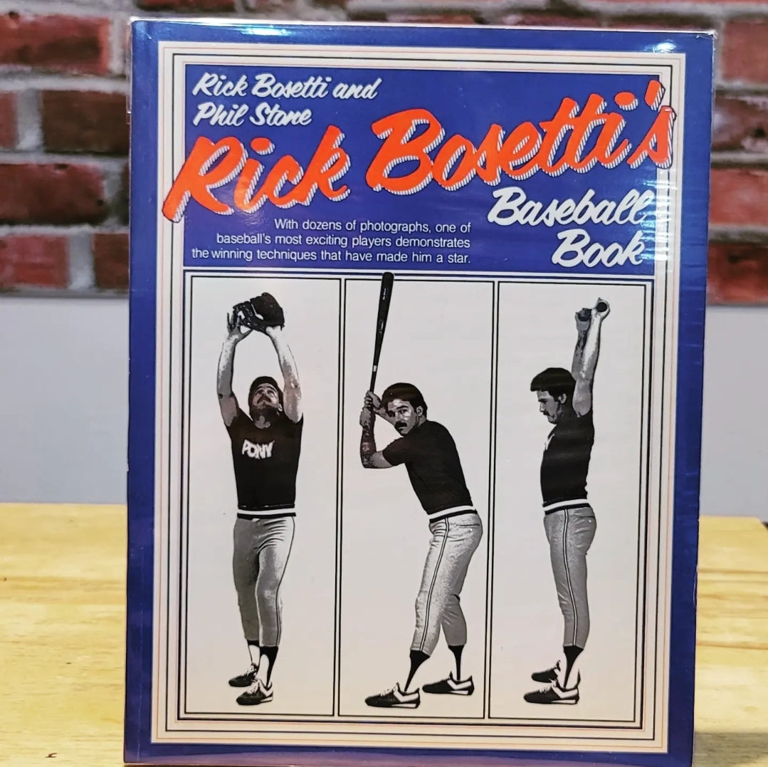 Vintage Rick Bosetti Baseball Book Techniques Guide