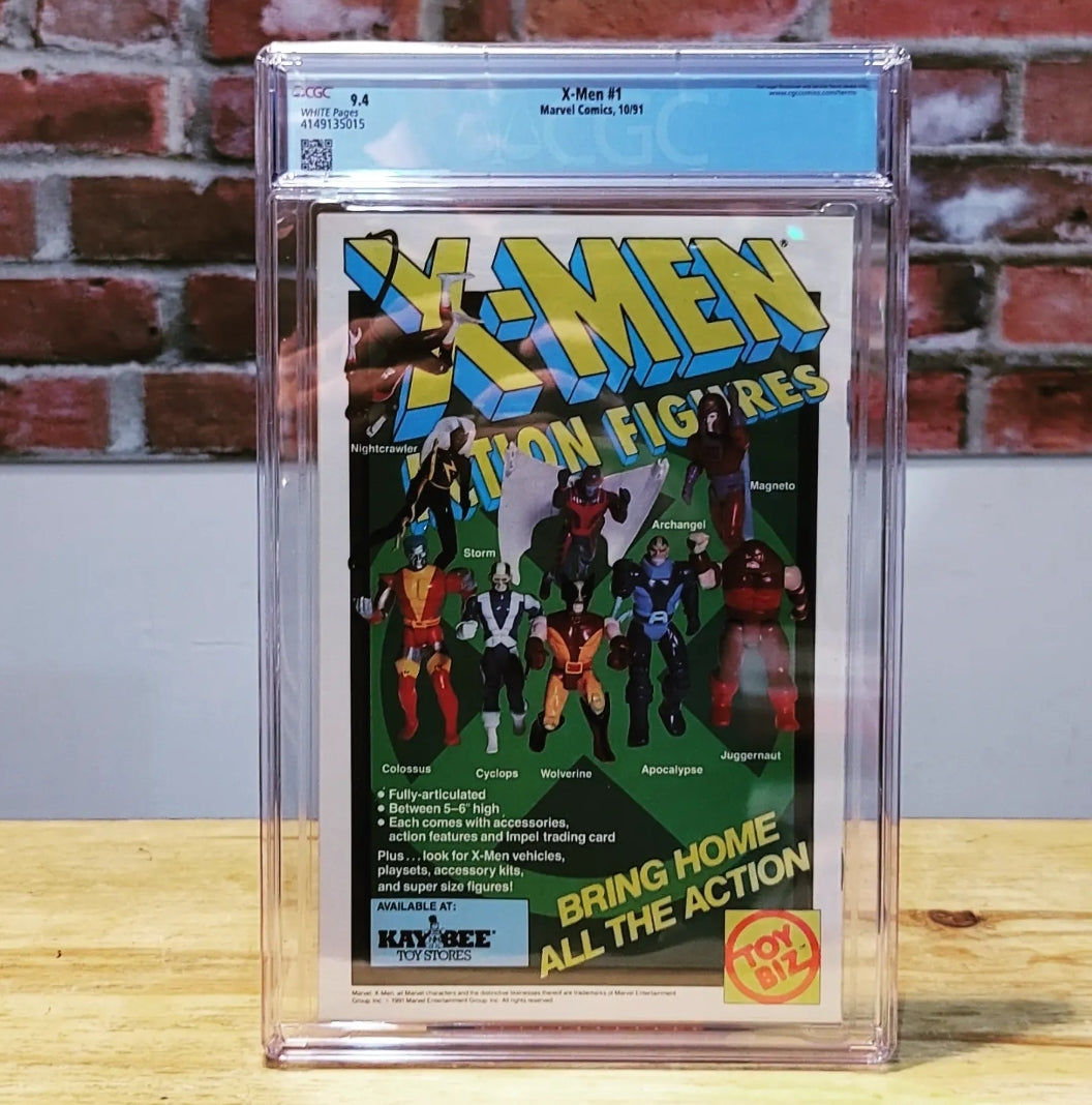 X-Men #1 CGC 9.4 1st Team App X-Men Gold, Blue Beast (Marvel, 1991)