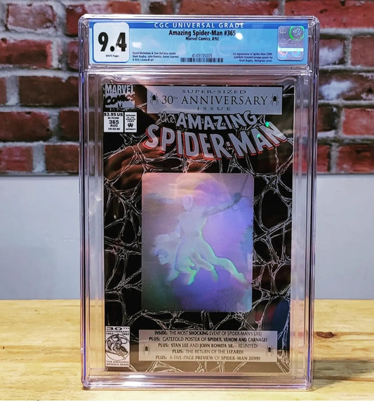 Amazing Spider-Man #365 CGC 9.4 1st Appearance 2099