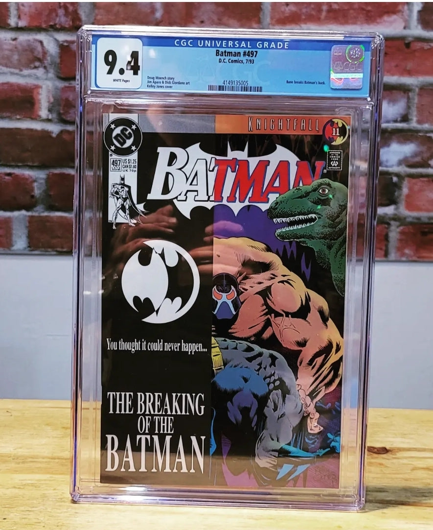 Batman #497 CGC 9.4 Graded Comic, Classic Cover (DC, 1993)