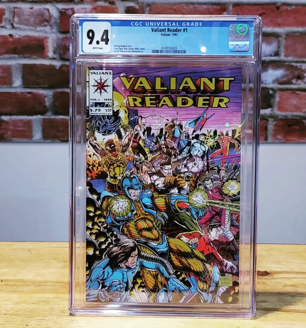 Valiant Reader #1 CGC 9.4 Graded Comic Book (1993)