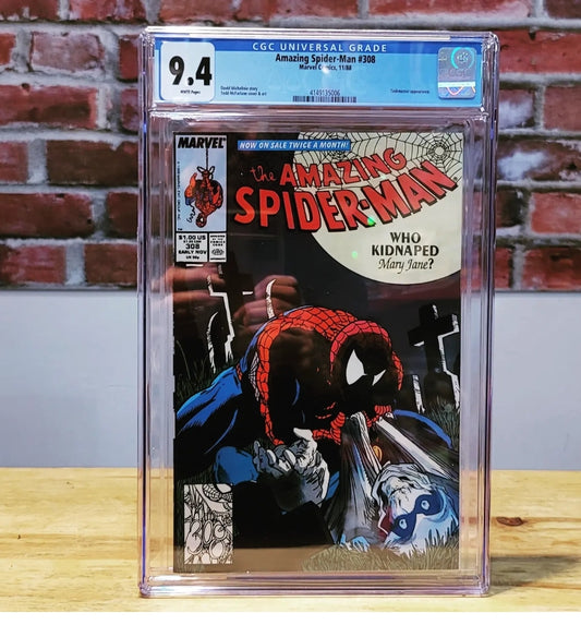 Amazing Spider-Man #308 CGC 9.4 Graded Comic Task Master