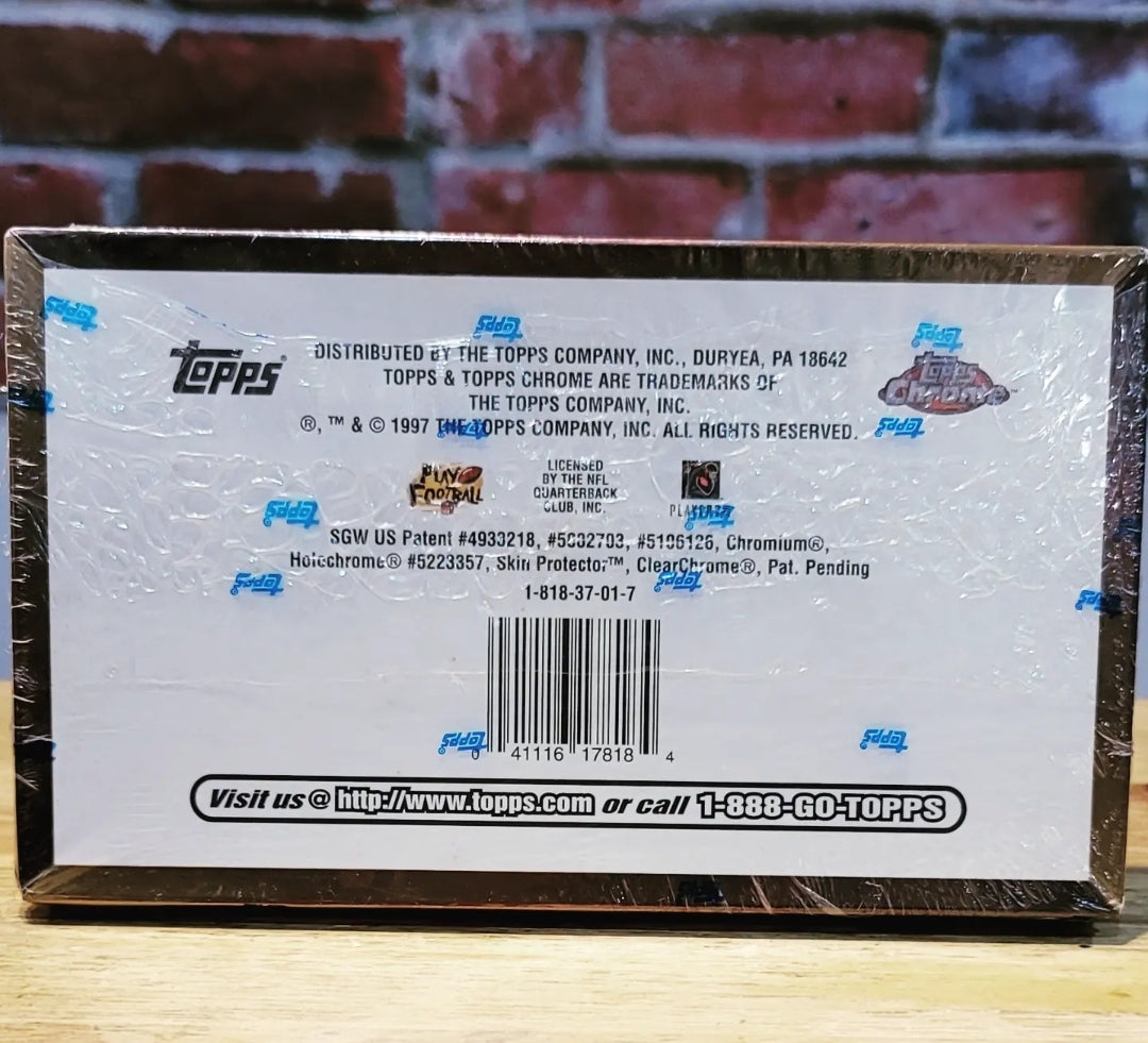 1997 Topps Chrome Football Cards Hobby Box