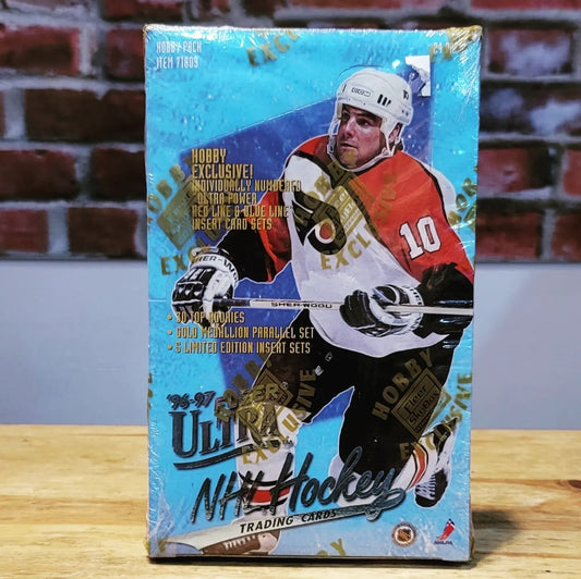 1996/97 Fleer Ultra Hockey Cards Hobby Box (24 Packs)