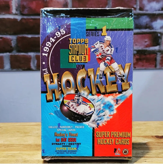 1994/95 Topps Stadium Club Hockey Cards Hobby Box (24 Packs)
