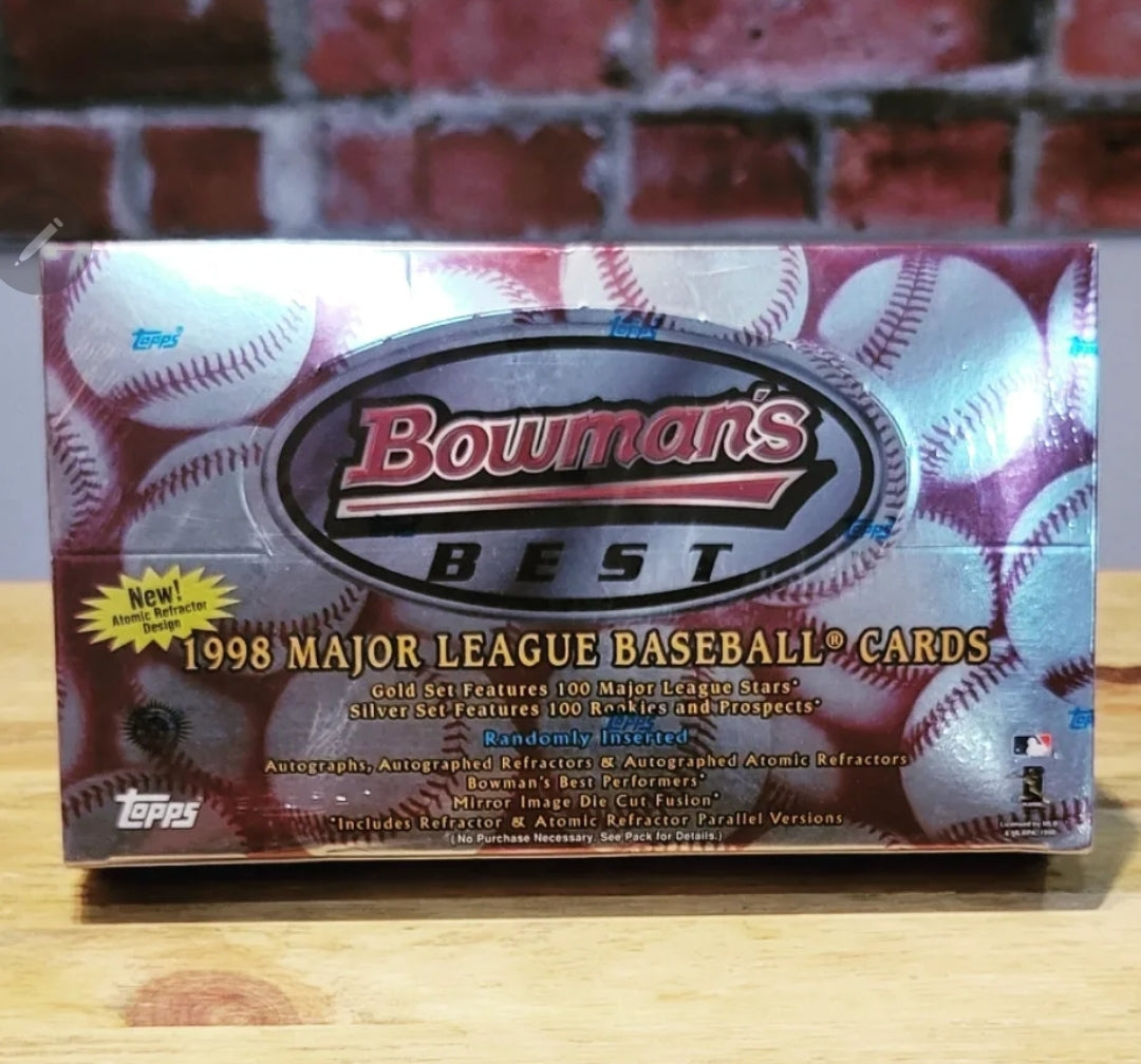 1998 Bowman Baseball Cards Hobby Box