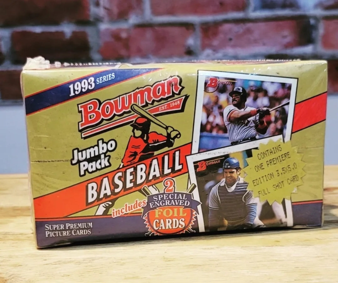 1993 Bowman Baseball Cards Jumbo Box