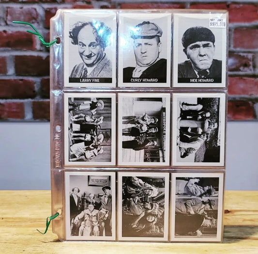 1985 FTCC Original Three Stooges Trading Cards Complete Set (60)