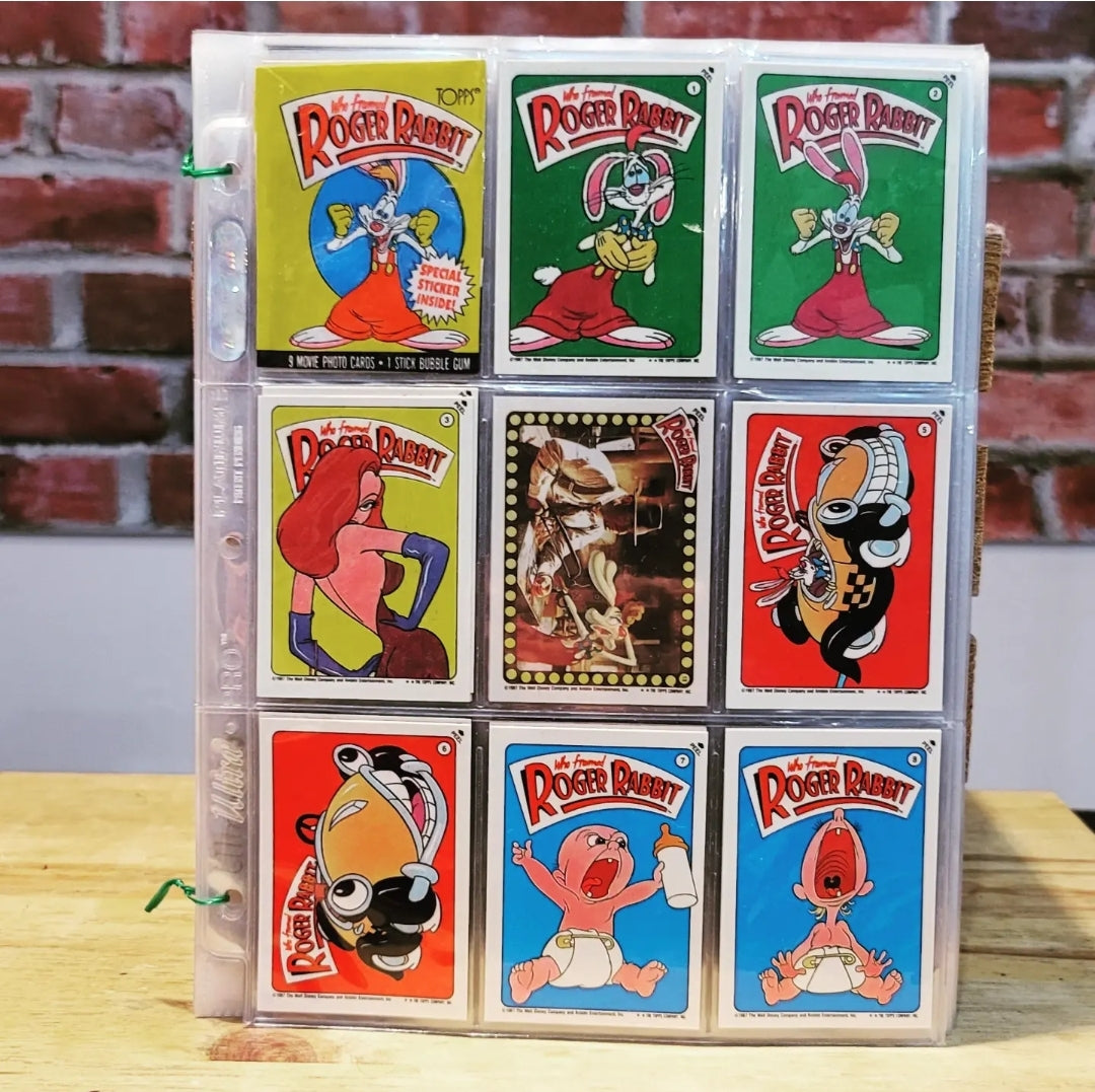 1987 Topps Who Framed Roger Rabbit Trading Cards Complete Set (132)