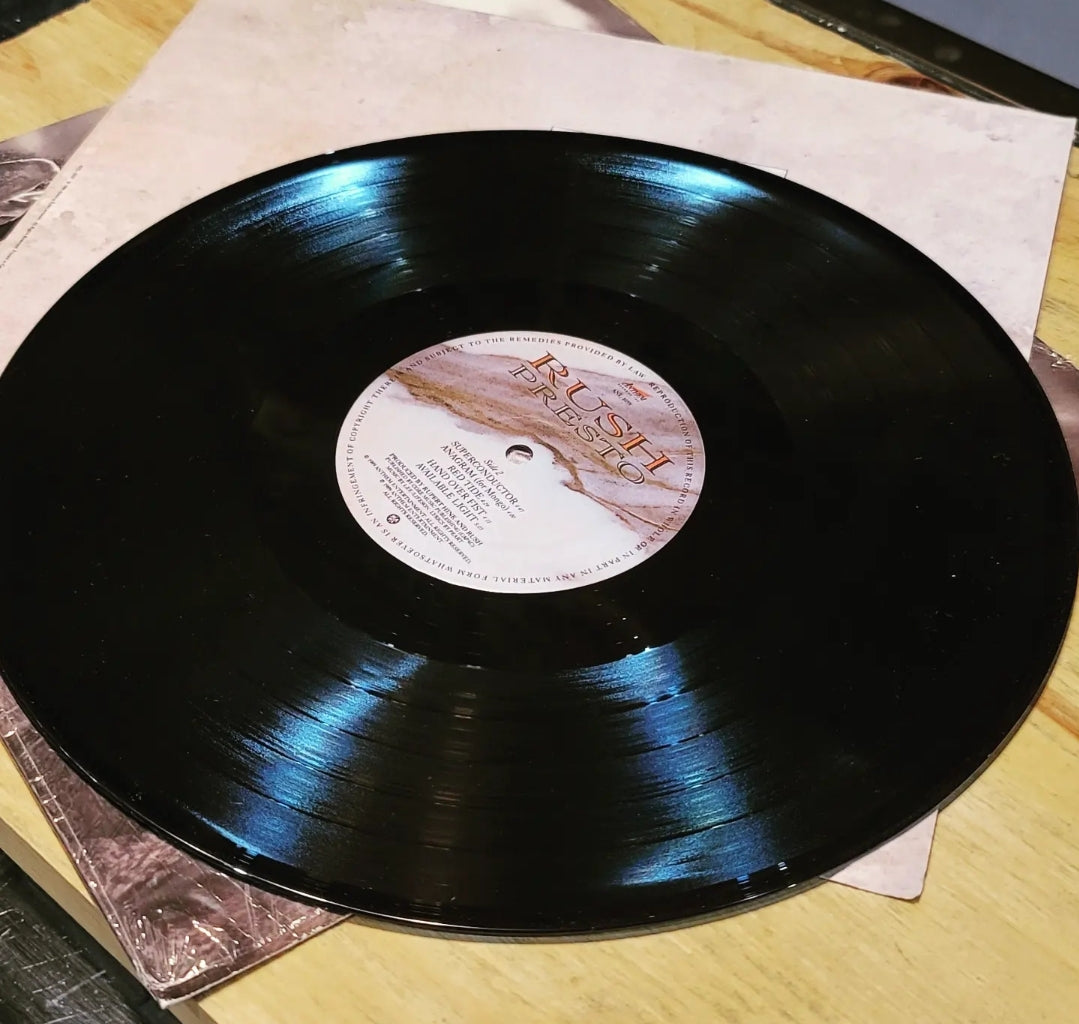 1989 RUSH Presto Original Vinyl Record Anthem Pressing