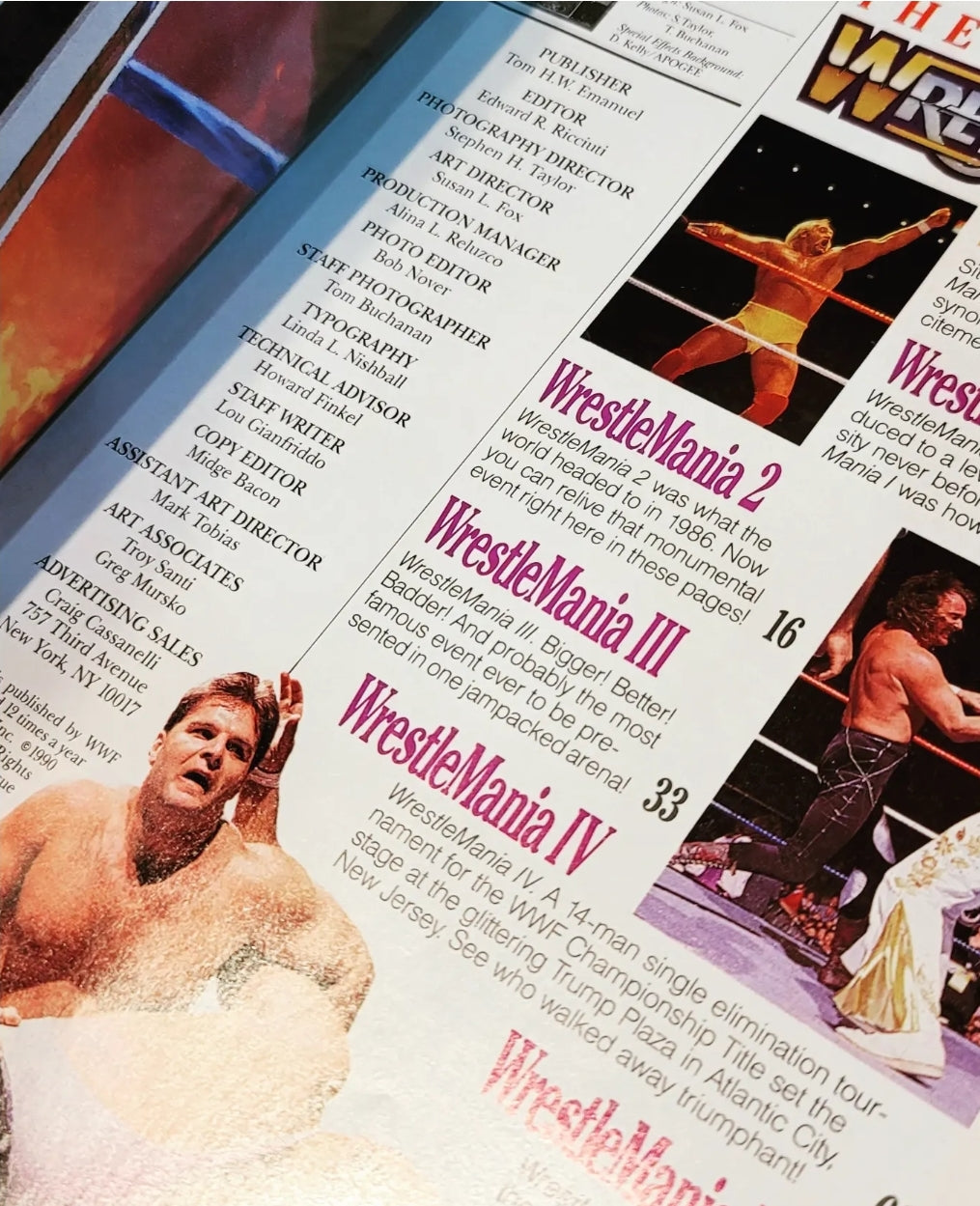 History Of WWF WWE Wrestlemania (1-5) Magazine