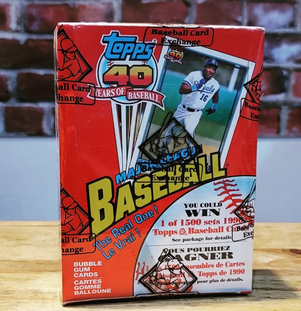 1991 OPC O-Pee-Chee Baseball Cards Box BBCE Authenticated