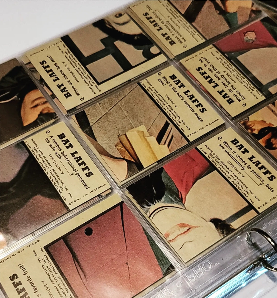 1966 OPC O-Pee-Chee Batman Bat Laffs Trading Cards Complete Set