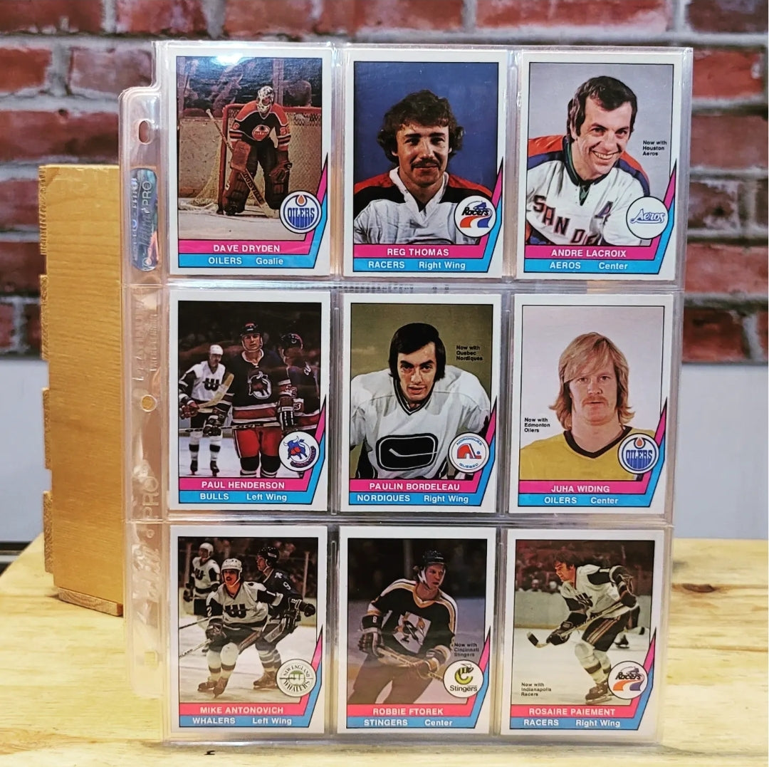 1977/78 OPC O-Pee-Chee WHA Hockey Cards Complete Set Bobby Hull