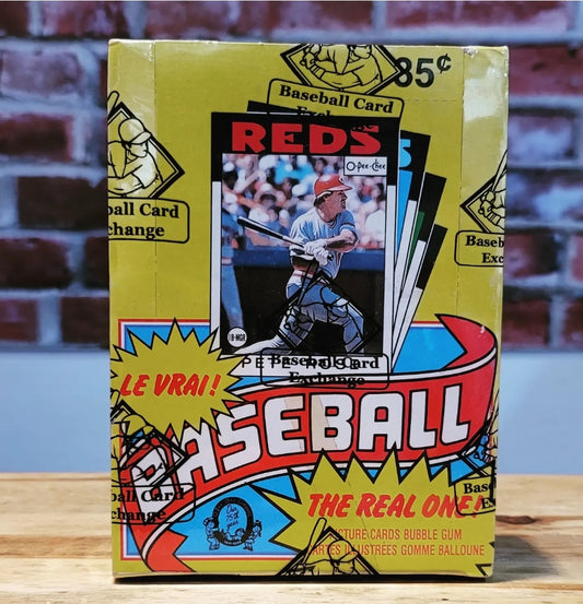 1986 OPC O-Pee-Chee Baseball Cards Box BBCE Authenticated