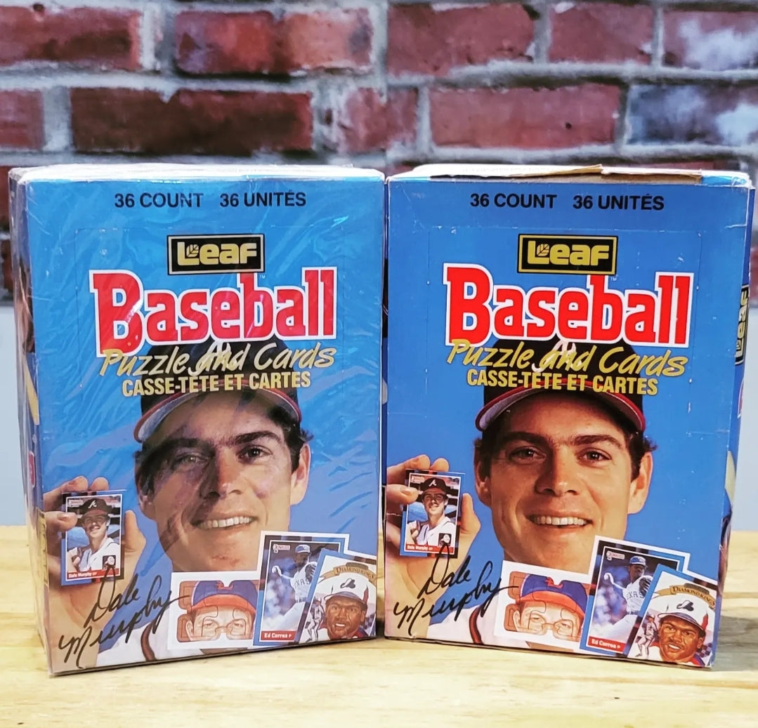 1988 Leaf Canadian Baseball (2) Wax Box Lot Gregg Jeffries, Roberto Alomar