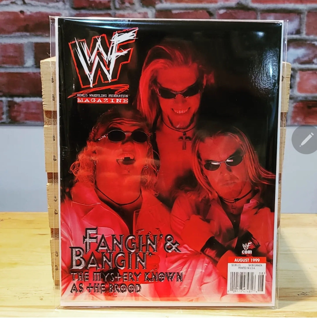 Original WWF WWE Vintage Wrestling Magazine Edge Christian (August 1999)