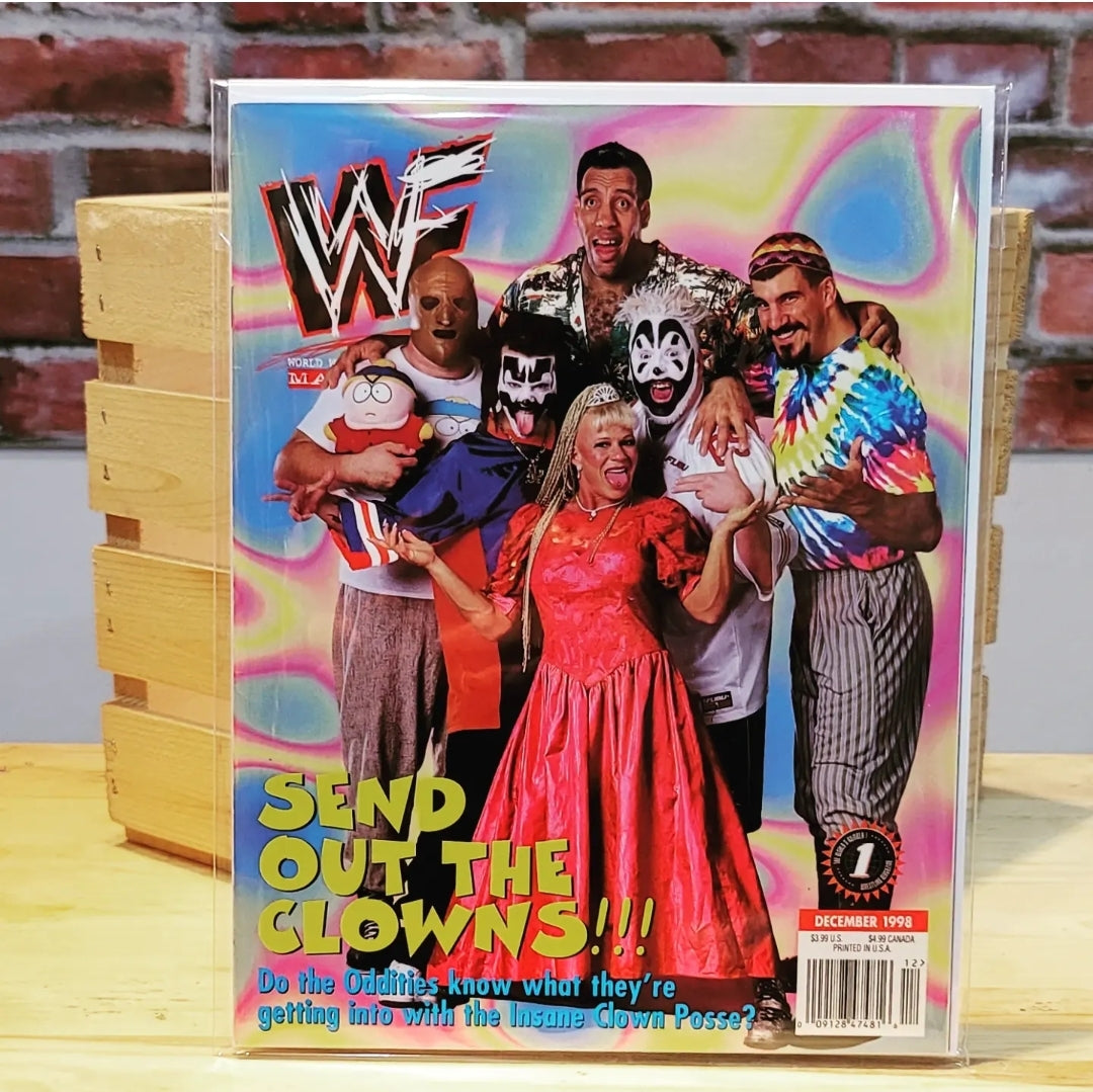 Original WWF WWE Vintage Wrestling Magazine The Oddities (December 1998)