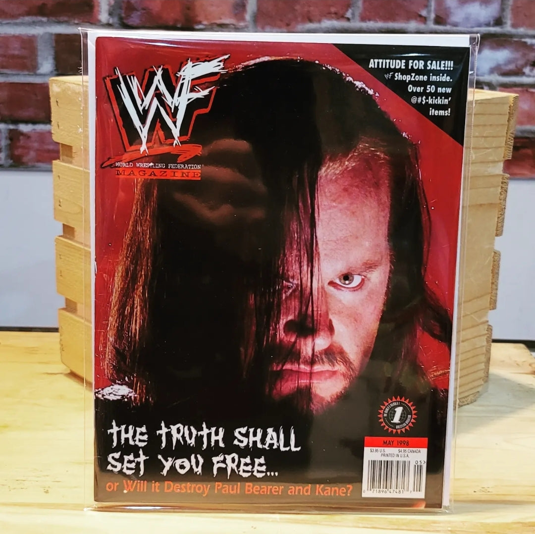 Original WWF WWE Vintage Wrestling Magazine Undertaker (May 1996)