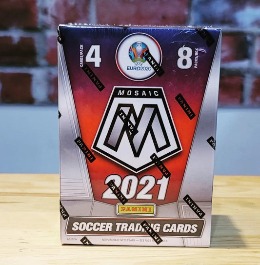 2020/21 Panini Mosaic Euro Soccer Cards Blaster Box (8 Packs)