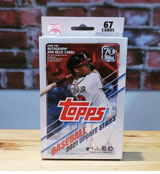 2021 Topps Update Baseball Cards Hanger Box (67 Cards)