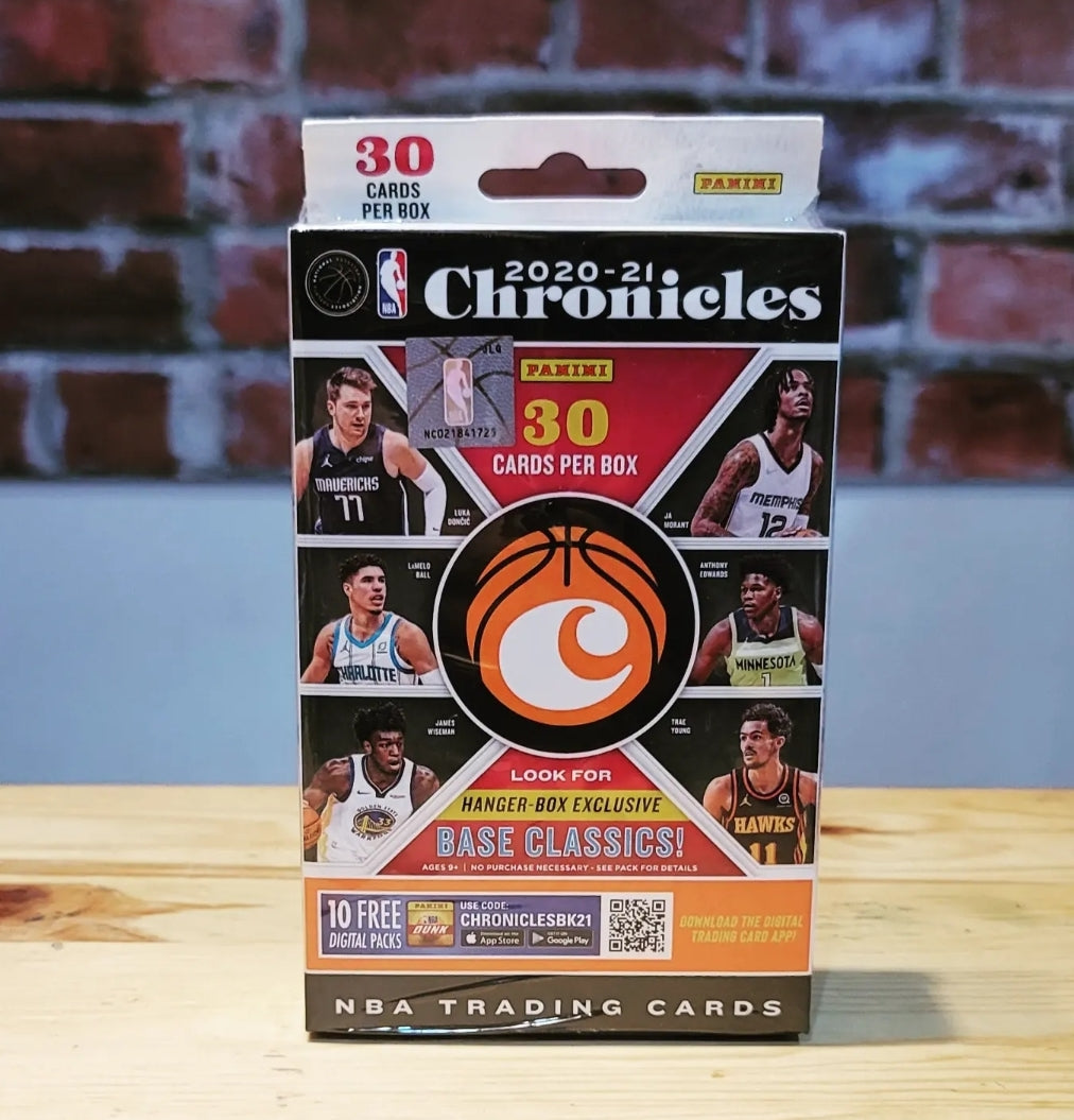 2020/21 Panini Chronicles NBA Basketball Hanger Box (30 Cards)