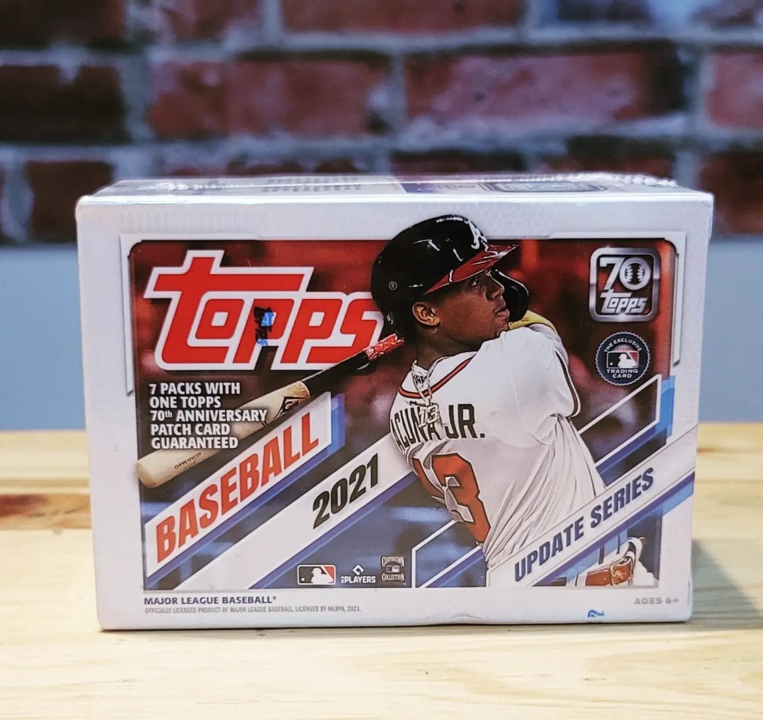2021 Topps Update Baseball Cards Blaster Box (7 Packs)