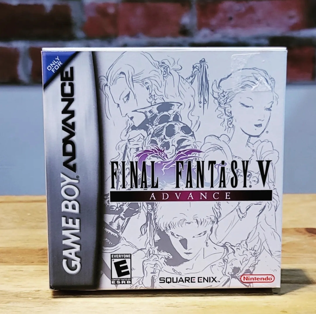 Final Fantasy V Game Boy Advance Video Game Complete