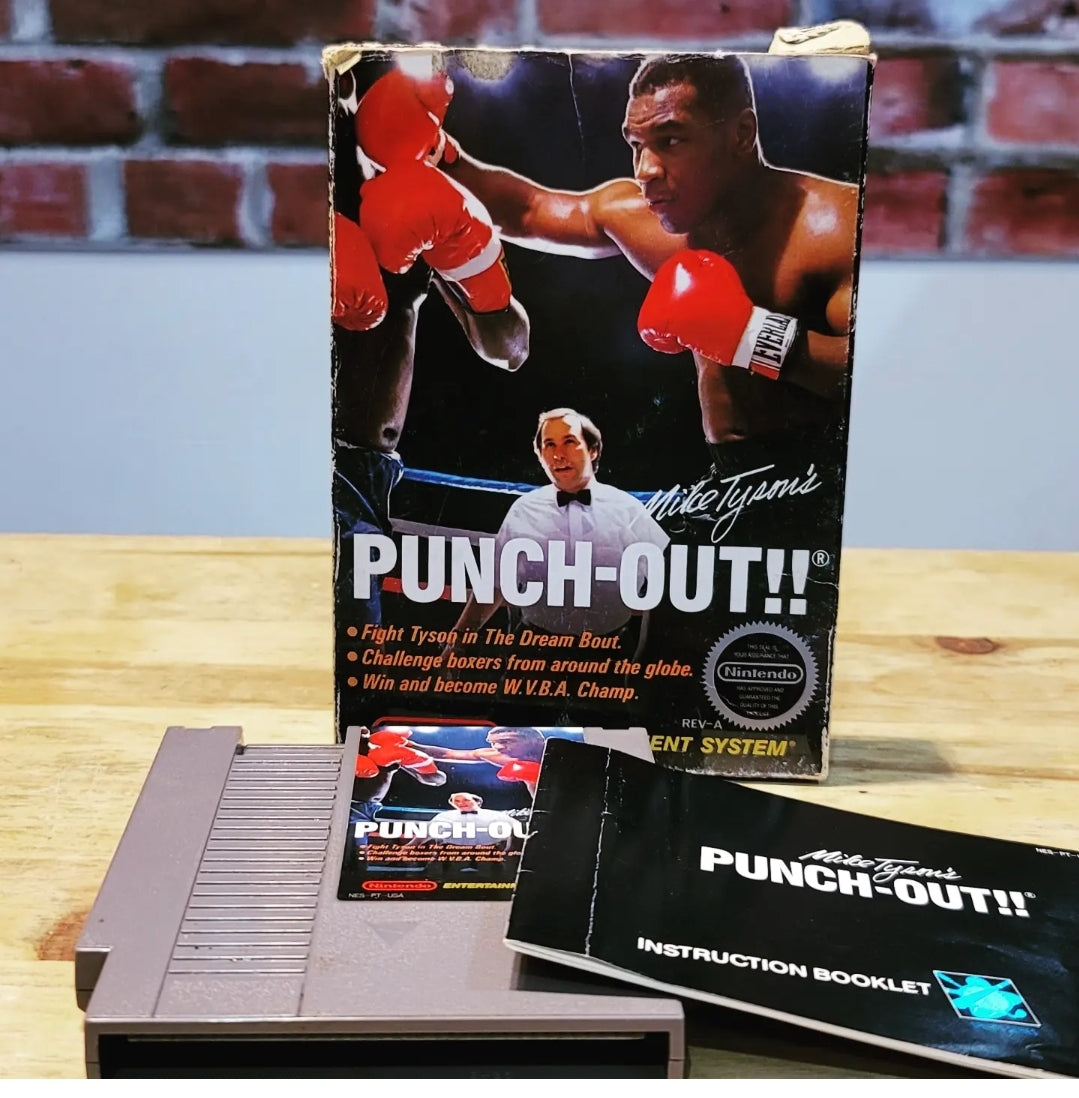 Original Mike Tyson Punchout NES Nintendo Complete