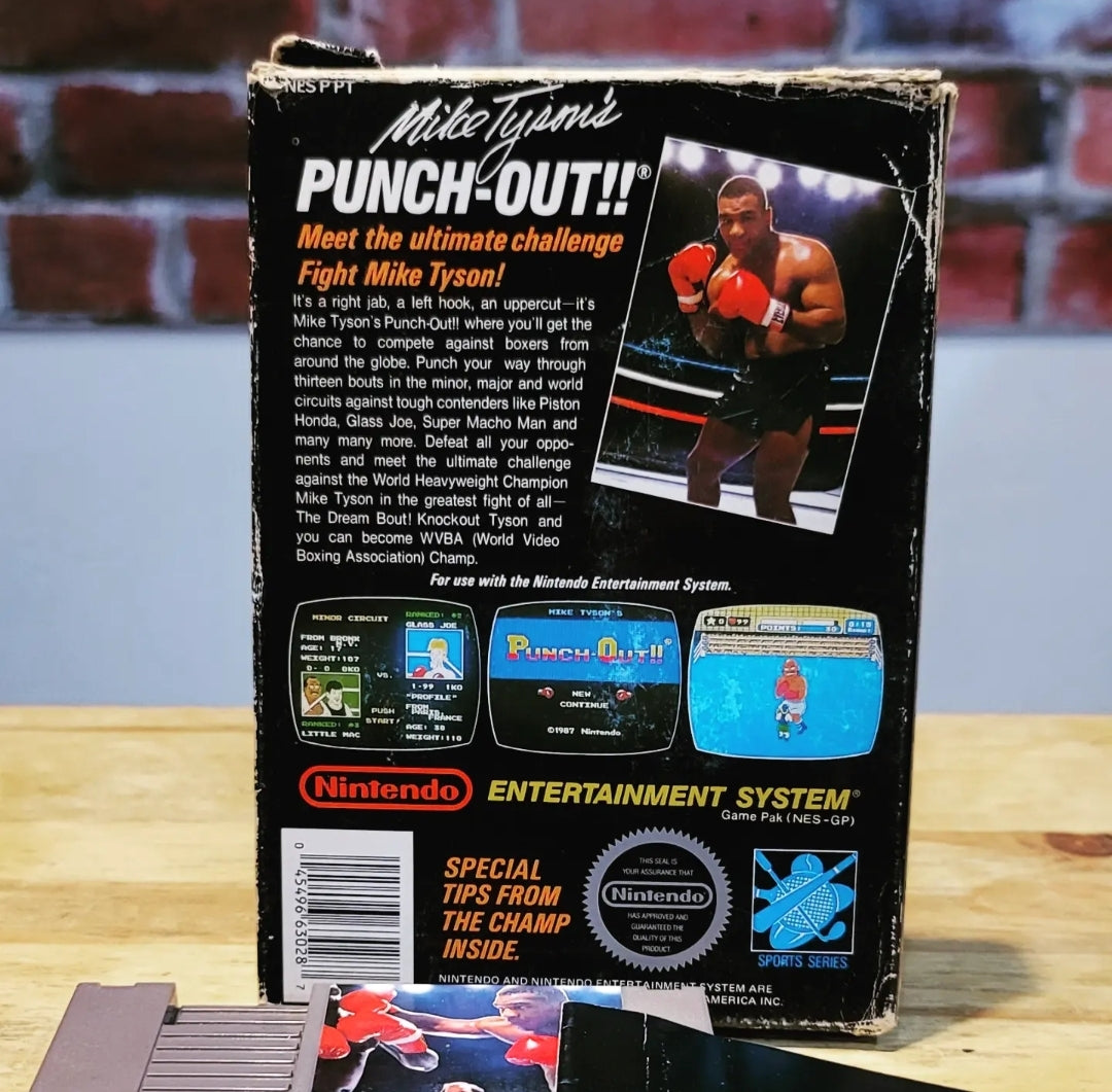 Original Mike Tyson Punchout NES Nintendo Complete