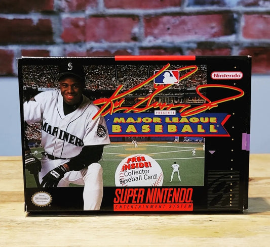 Original Ken Griffey Jr Baseball SNES Super Nintendo Video Game