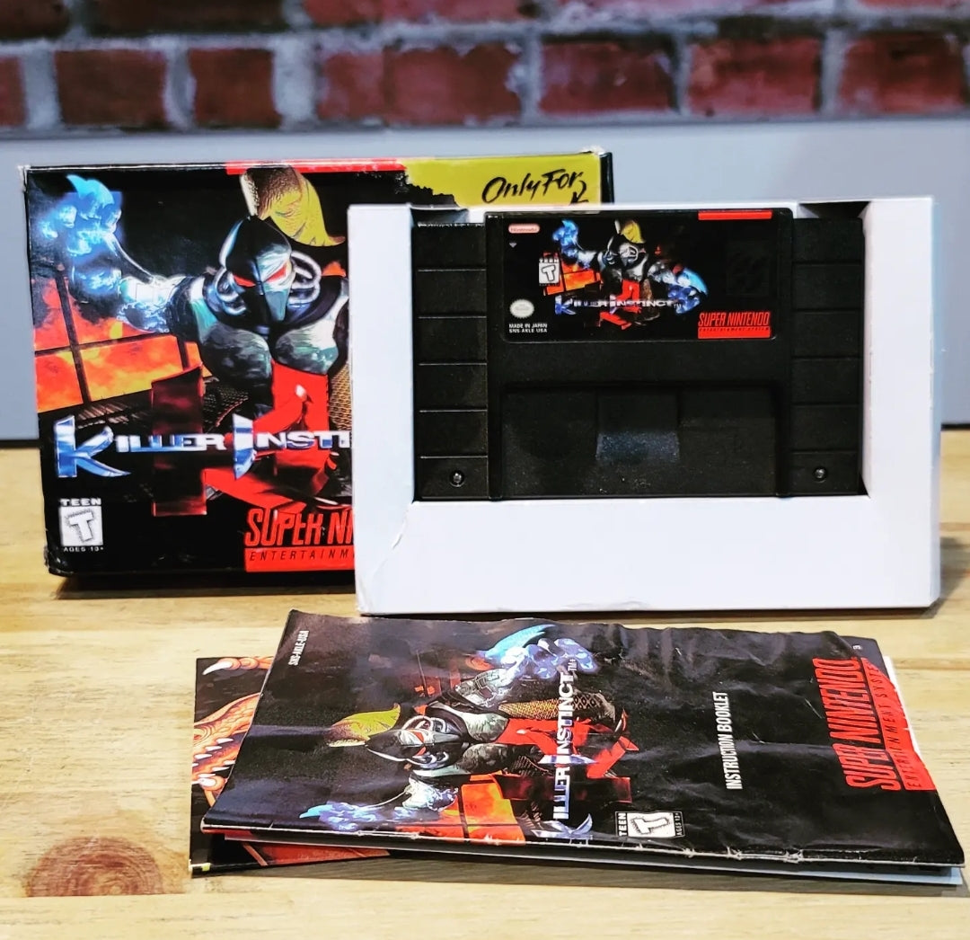Original Killer Instinct SNES Super Nintendo Complete