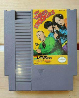 Three Stooges Nintendo NES Video Game Cartridge Working Clean Tested - FLIP Collectibles Shop