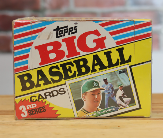 1988 Topps Big Baseball Card 3rd Series Hobby Wax Box (36 Packs)