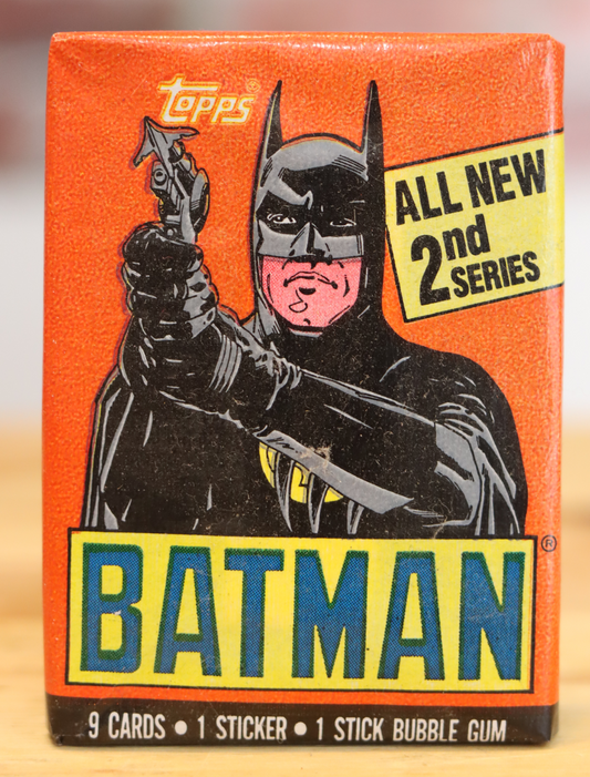 1989 Topps Batman 2nd Series Movie Trading Photo Cards Wax Pack