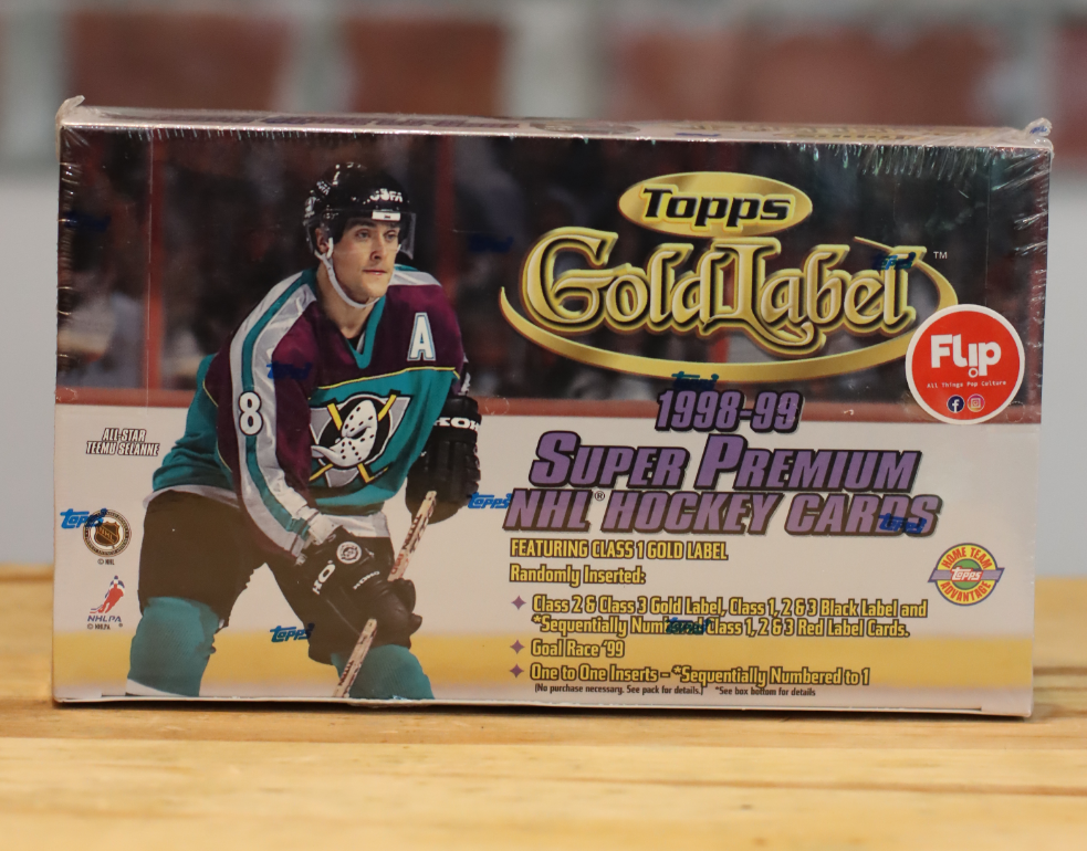 1998/99 Topps Gold Label Hockey Cards Wax Box (24 Packs)