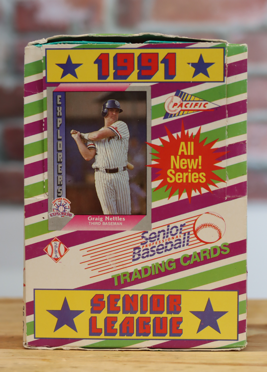 1991 Pacific Baseball Card Senior League Hobby Wax Box (36 Packs)
